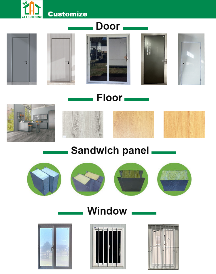 Material of custom portable house